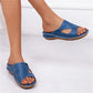 2026 Damen Casual Sommer Alltag Bequeme Slip-On-Sandalen – Kaufen Sie 2 versandkostenfrei