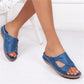 2026 Damen Casual Sommer Alltag Bequeme Slip-On-Sandalen – Kaufen Sie 2 versandkostenfrei