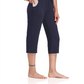 Ultraweiche Lounge-Capri-Jogginghose für Damen