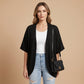 Lässiger Kurzarm-Cardigan für Damen