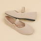 Atmungsaktive Ballerinas mit eckiger Spitze