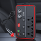 Multifunktionales Autoladegerät mit Steckdosen und USB-Anschluss