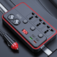 Multifunktionales Autoladegerät mit Steckdosen und USB-Anschluss