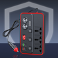 Multifunktionales Autoladegerät mit Steckdosen und USB-Anschluss