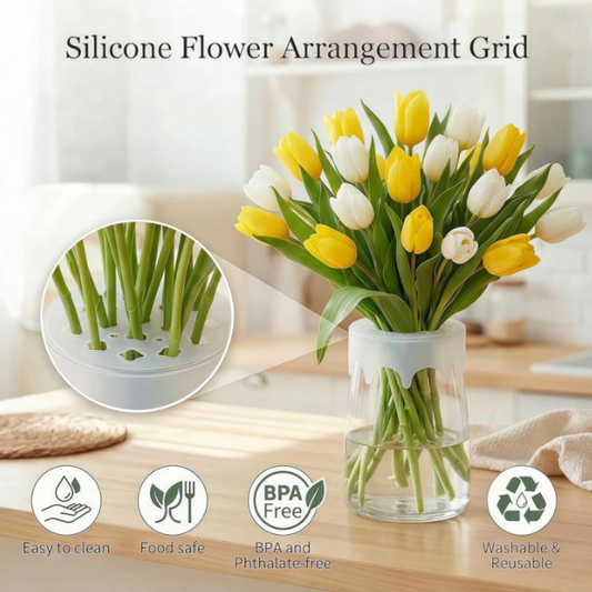 Blumenarrangementgitter aus Silikon