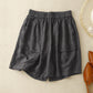 Lässige, lockere Damen-Shorts mit Taschen