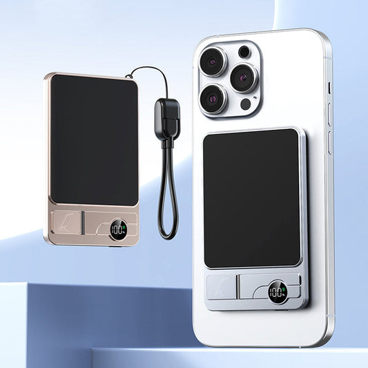 🔋 NUR FÜR BEGRENZTE ZEIT: 49% RABATT! ✨ 3-in-1-Magnet-Ladegerät für unterwegs – kabellos, mit integriertem Ständer, schlank 🍃