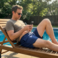 Schnelltrocknende Herren-Sommer-Badeshorts