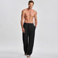 Herren-Rippstrick-Set: Ärmelloses Tanktop & Hose (2-teilig)