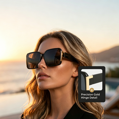 🌸Sommer-Special – zeitlich begrenztes Angebot💐 Retro-Sonnenbrille im quadratischen Design mit UV-Schutz