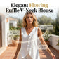 Women‘s Ruffle Blouse