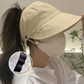 ⏳Zeitlich begrenztes Angebot: 49% Rabatt⏰ Halbkappen-Sonnenhut mit breiter Krempe und Hakenverschluss👒☀️