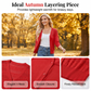 Damen-Strickjacke mit V-Ausschnitt und Lochmuster