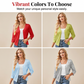 Damen-Strickjacke mit V-Ausschnitt und Lochmuster