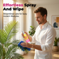 Reinigungsspray für Kunstblumen inklusive Handtuch
