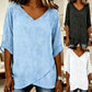 👚 Atmungsaktives Damen-Freizeittop mit V-Ausschnitt