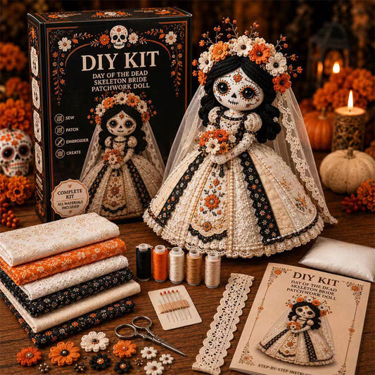 🎁 Neu eingetroffen: 49% Rabatt 🧵 Gruseliges Skelett-Bastelset