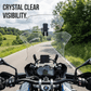 ❄️Summerfresh 50% Rabatt!🏍️Verstellbarer Motorrad-Windabweiser – Universeller Windschutzscheibenspoiler gegen Helmvibrationen, Windgeräusche und Turbulenzen