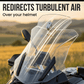 ❄️Summerfresh 50% Rabatt!🏍️Verstellbarer Motorrad-Windabweiser – Universeller Windschutzscheibenspoiler gegen Helmvibrationen, Windgeräusche und Turbulenzen