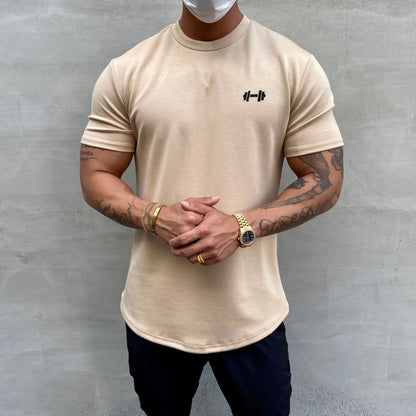 50%OFF cotton stretch sports T-shirt