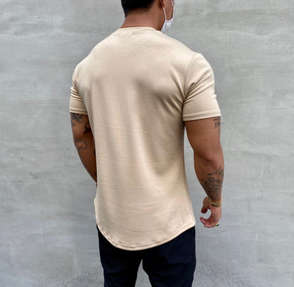 50%OFF cotton stretch sports T-shirt