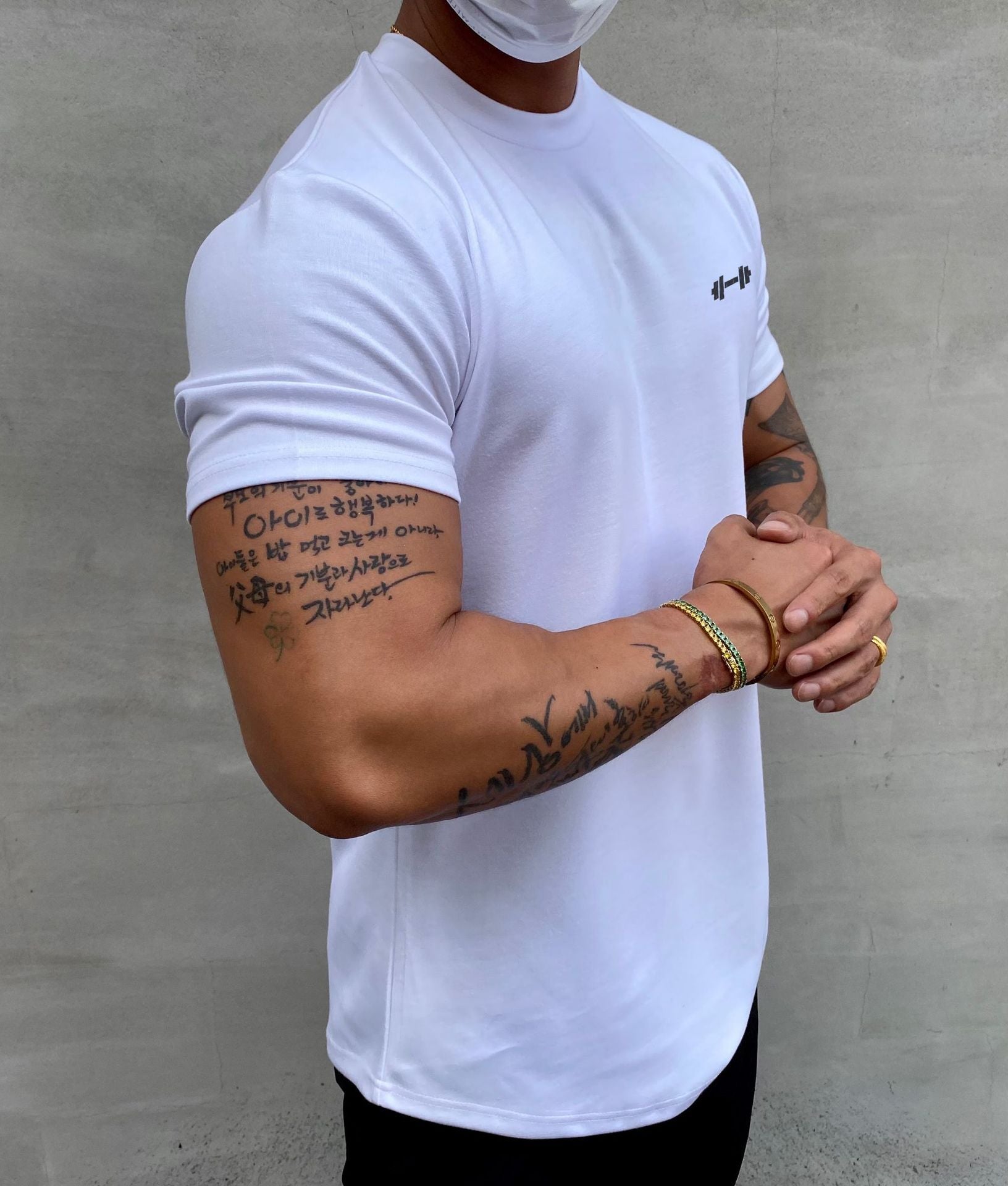 50%OFF cotton stretch sports T-shirt