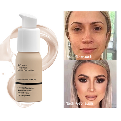 🌹Muttertag 49 % Rabatt – 🔥Soft Matte Liquid Foundation