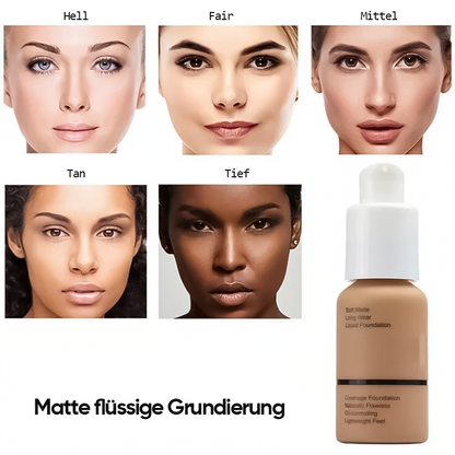 🌹Muttertag 49 % Rabatt – 🔥Soft Matte Liquid Foundation