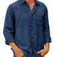 🔥Langärmliges Button-Down-Hemd für Herren