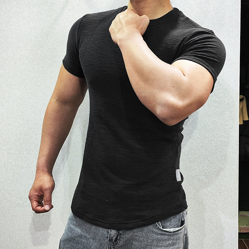 Solid Color Casual Sports T-shirt