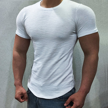 Solid Color Casual Sports T-shirt