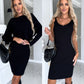 🔥HEISSER VERKAUF 49% Rabatt🔥Set aus Strickpullover und Cami-Kleid