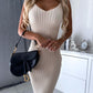 🔥HEISSER VERKAUF 49% Rabatt🔥Set aus Strickpullover und Cami-Kleid