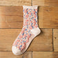 49 % RABATT – 5 Paar Vintage Gestickte Floral Damen Socken